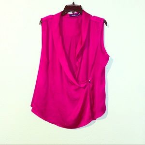 Eloquii top sleeveless 20 w plus size pink